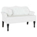 Chesterfield Bank met kussen Wit 120,5 x 65 x 75 cm Nep Leer