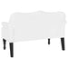 Chesterfield Bank met kussen Wit 120,5 x 65 x 75 cm Nep Leer