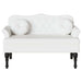 Chesterfield Bank met kussen Wit 120,5 x 65 x 75 cm Nep Leer