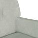 Chesterfield Bank Lichtgrijs 112 x 65,5 x 75 cm Fluweel