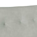Chesterfield Bank Lichtgrijs 112 x 65,5 x 75 cm Fluweel