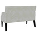 Chesterfield Bank Lichtgrijs 112 x 65,5 x 75 cm Fluweel