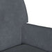 Chesterfield Bank Donkergrijs 112 x 65,5 x 75 cm Fluweel