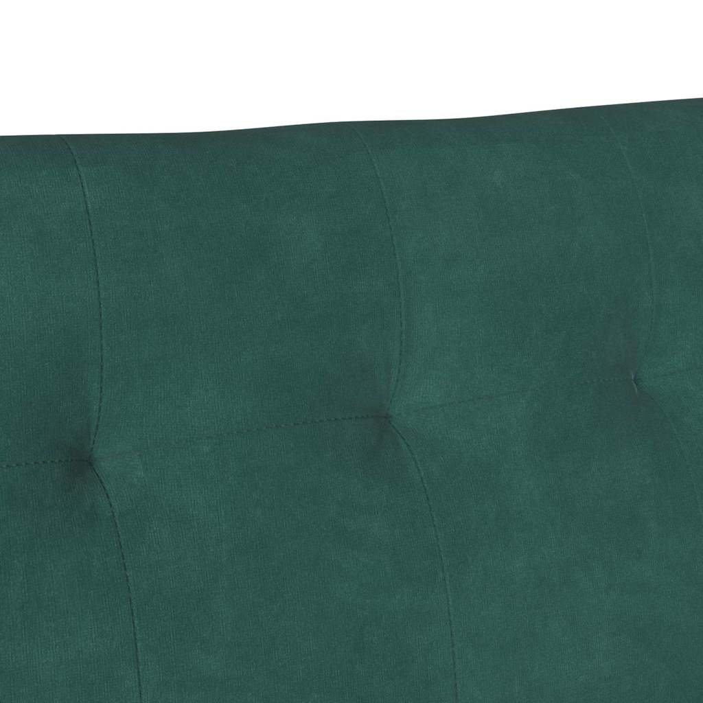 Chesterfield Bank Donkergroen 112 x 65,5 x 75 cm Fluweel