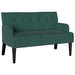 Chesterfield Bank Donkergroen 112 x 65,5 x 75 cm Fluweel