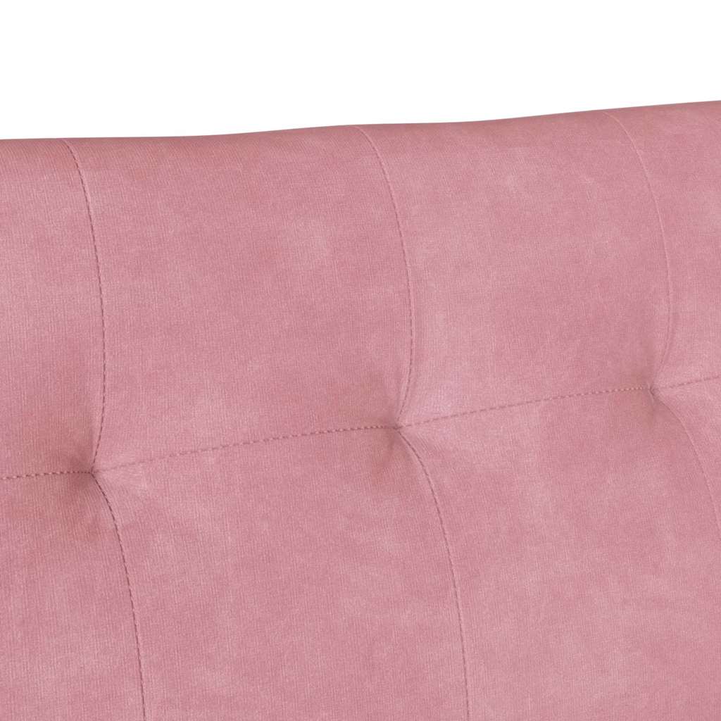 Chesterfield Bank Roze 112 x 65,5 x 75 cm Fluweel