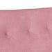 Chesterfield Bank Roze 112 x 65,5 x 75 cm Fluweel