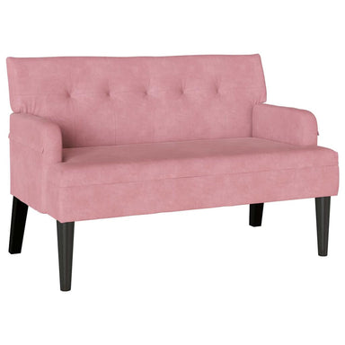 Chesterfield Bank Roze 112 x 65,5 x 75 cm Fluweel