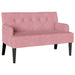Chesterfield Bank Roze 112 x 65,5 x 75 cm Fluweel