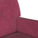 Chesterfield Bank Wijnrood 112 x 65,5 x 75 cm Fluweel