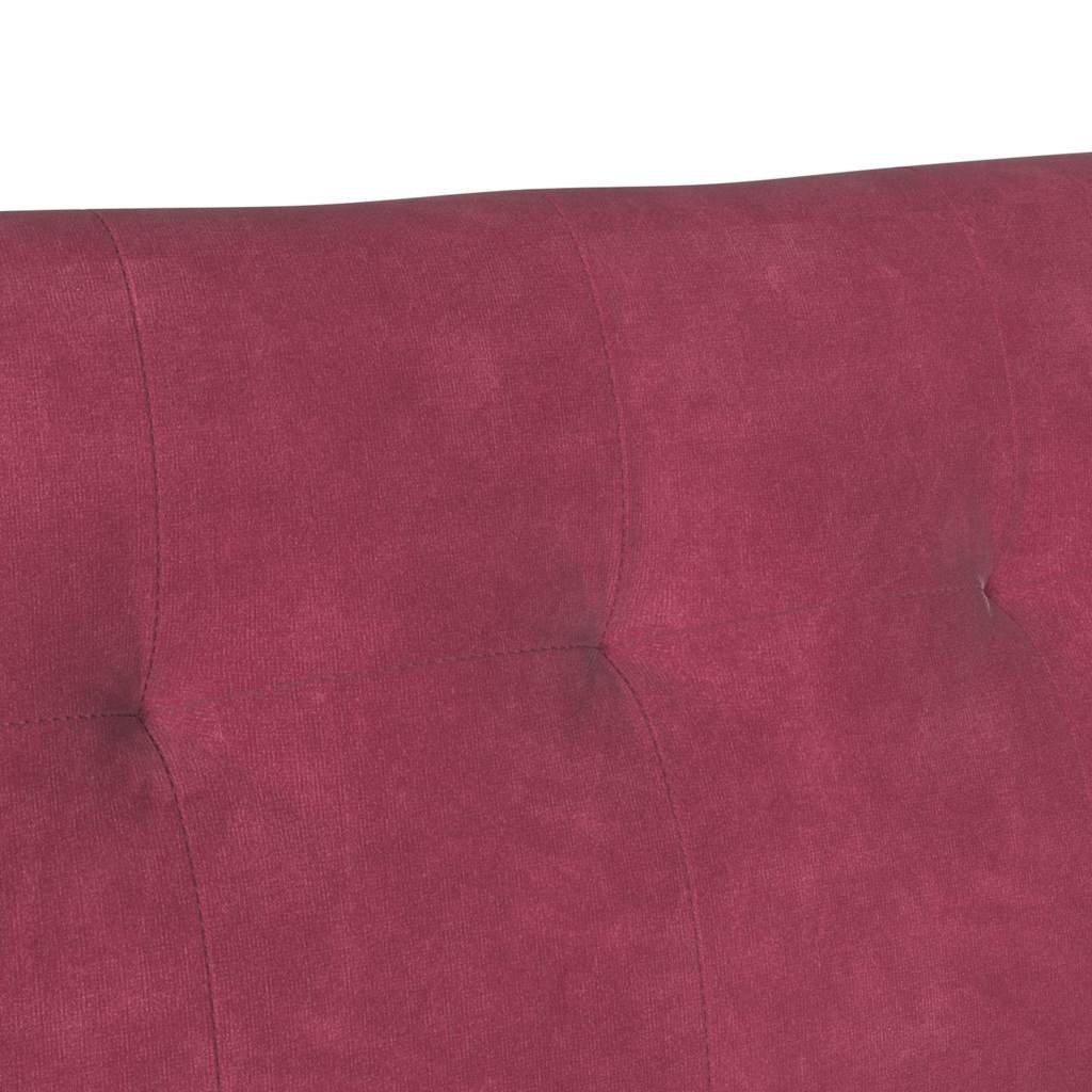 Chesterfield Bank Wijnrood 112 x 65,5 x 75 cm Fluweel