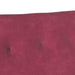 Chesterfield Bank Wijnrood 112 x 65,5 x 75 cm Fluweel