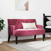 Chesterfield Bank Wijnrood 112 x 65,5 x 75 cm Fluweel