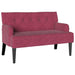 Chesterfield Bank Wijnrood 112 x 65,5 x 75 cm Fluweel
