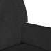 Chesterfield Bank Zwart 112 x 65,5 x 75 cm Fluweel