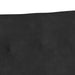 Chesterfield Bank Zwart 112 x 65,5 x 75 cm Fluweel