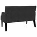 Chesterfield Bank Zwart 112 x 65,5 x 75 cm Fluweel