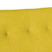 Chesterfield Bank Geel 112 x 65,5 x 75 cm Fluweel