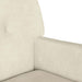 Chesterfield Bank Crème 112 x 65,5 x 75 cm Fluweel
