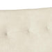 Chesterfield Bank Crème 112 x 65,5 x 75 cm Fluweel