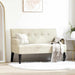 Chesterfield Bank Crème 112 x 65,5 x 75 cm Fluweel