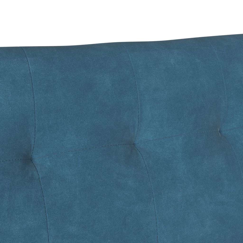 Chesterfield Bank Blauw 112 x 65,5 x 75 cm Fluweel