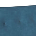 Chesterfield Bank Blauw 112 x 65,5 x 75 cm Fluweel