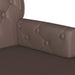 Chesterfield Bank Bruin 119,5 x 64,5 x 75 cm Nep Leer