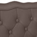 Chesterfield Bank Bruin 119,5 x 64,5 x 75 cm Nep Leer
