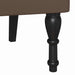 Chesterfield Bank Bruin 119,5 x 64,5 x 75 cm Nep Leer