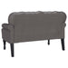Chesterfield Bank Grijs 119,5 x 64,5 x 75 cm Nep Leer