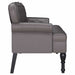 Chesterfield Bank Grijs 119,5 x 64,5 x 75 cm Nep Leer
