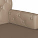 Chesterfield Bank Cappuccino 119,5 x 64,5 x 75 cm Nep Leer