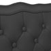 Chesterfield Bank Zwart 119,5 x 64,5 x 75 cm Nep Leer