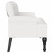 Chesterfield Bank Wit 119,5 x 64,5 x 75 cm Nep Leer
