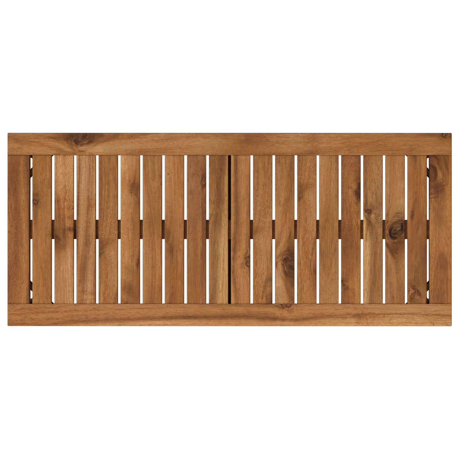 Tuinbank 80,5 x 35 x 45 cm Massief Acaciahout Naturel en Zwart
