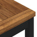 Tuinbank 108,5 x 35 x 45 cm Massief Acaciahout Naturel en Zwart