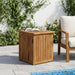 Tuinopslagdoos Massief Acaciahout 48,5 x 49 x 53,5 cm Naturel