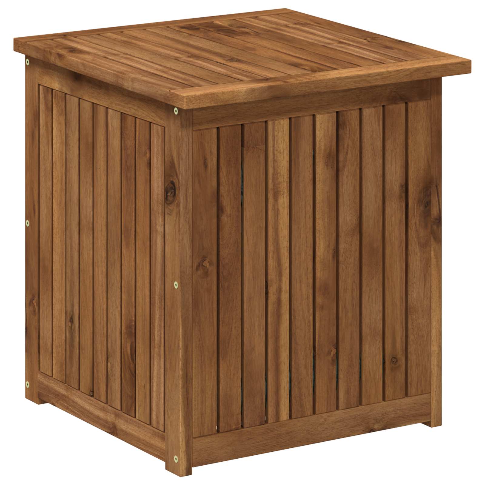 Tuinopslagdoos Massief Acaciahout 48,5 x 49 x 53,5 cm Naturel