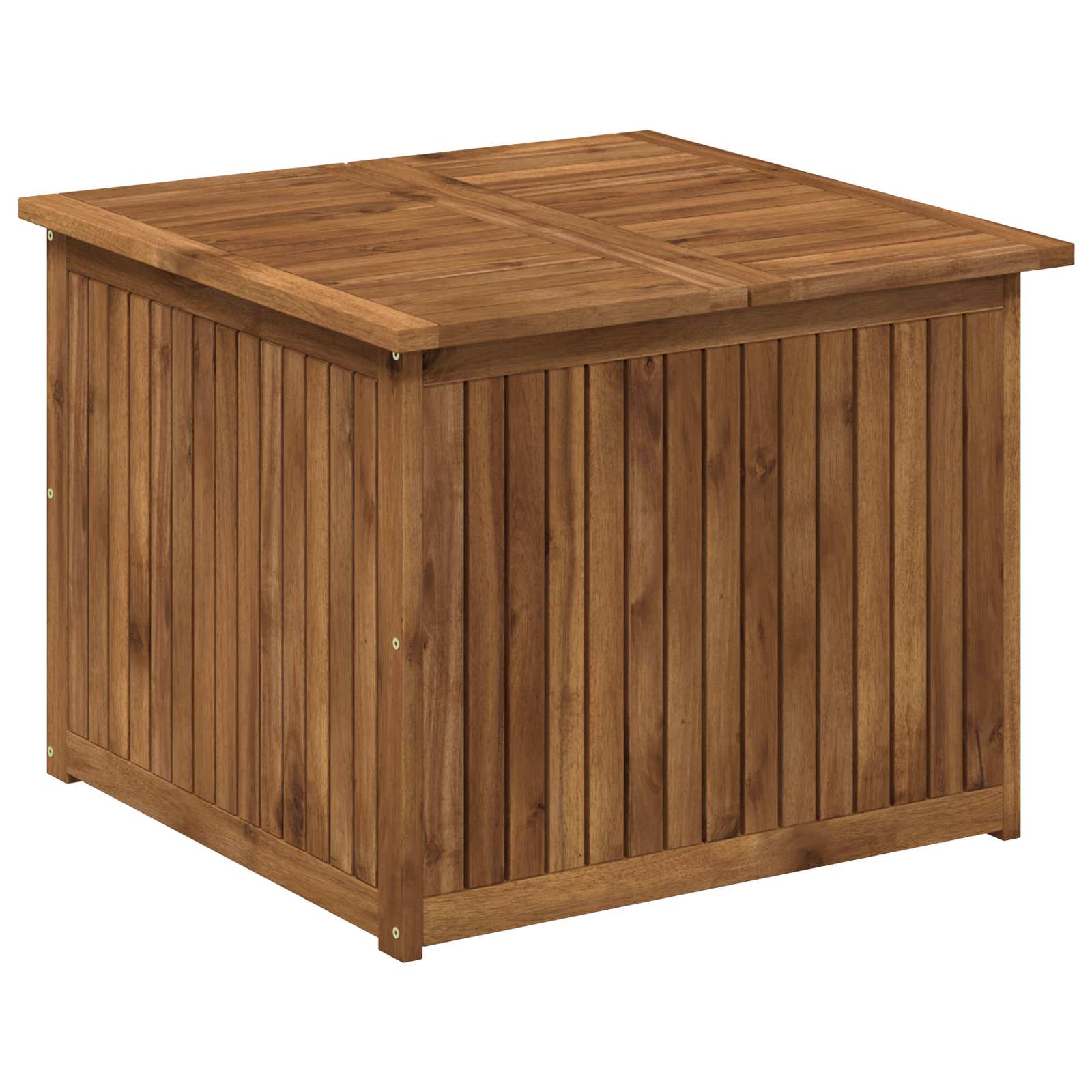 Tuinopslagdoos Massief Acaciahout 70,5 x 68,5 x 53,5 cm Naturel