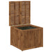 Tuinopslagdoos Massief Acaciahout 70,5 x 68,5 x 53,5 cm Naturel