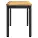 Tuinbank 80,5 x 35 x 45 cm Massief Acaciahout Wit en zwart