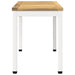 Tuinbank 80,5 x 35 x 45 cm Massief Acaciahout Wit Rechthoekig