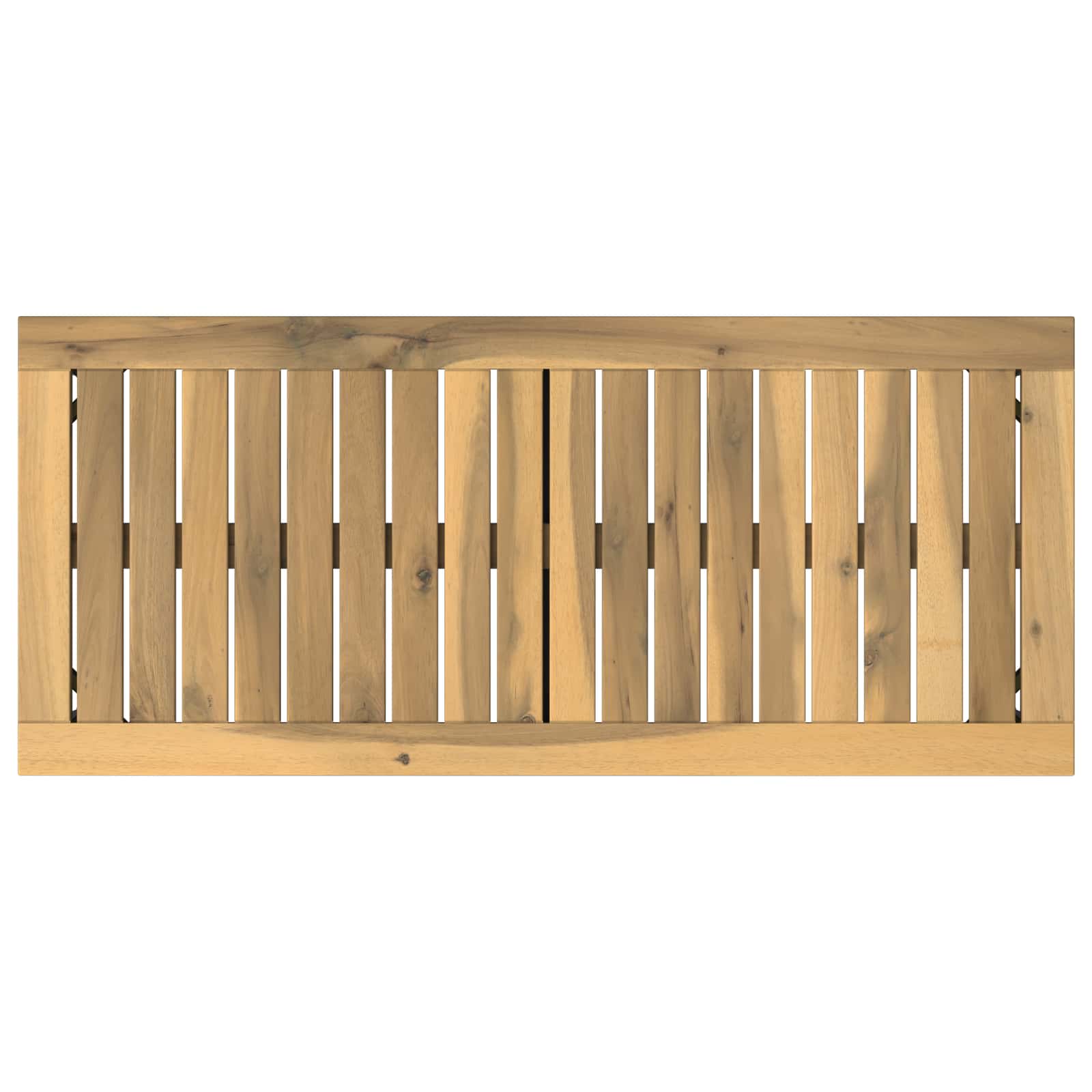 Tuinbank 80,5 x 35 x 45 cm Massief Acaciahout Wit Rechthoekig