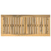 Tuinbank 80,5 x 35 x 45 cm Massief Acaciahout Wit Rechthoekig