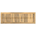 Tuinbank 108,5 x 35 x 45 cm Massief Acaciahout Wit en zwart