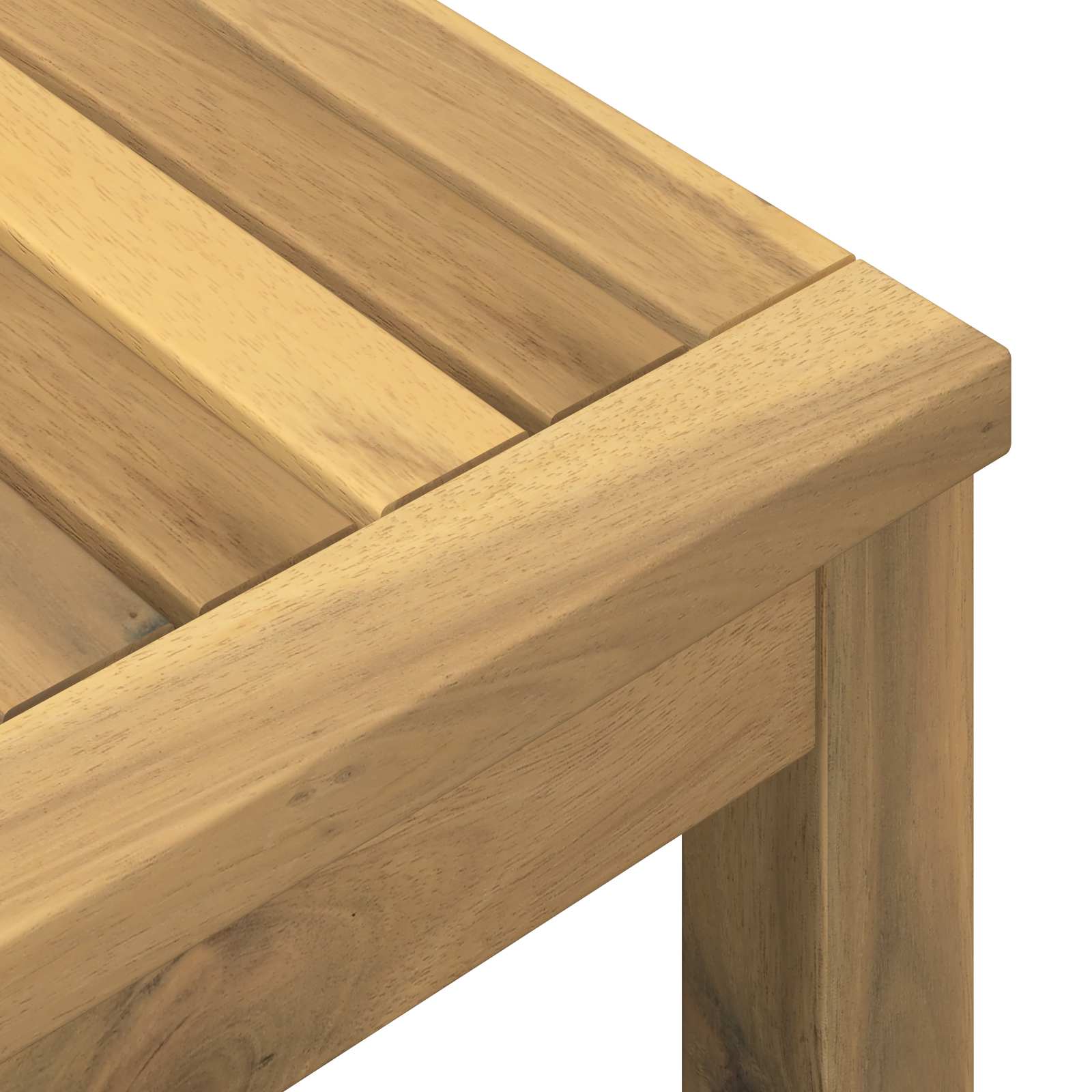 Tuinbank 80,5 x 35 x 45 cm Massief Acaciahout Witgewassen
