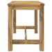 Tuinbank 80,5 x 35 x 45 cm Massief Acaciahout Witgewassen