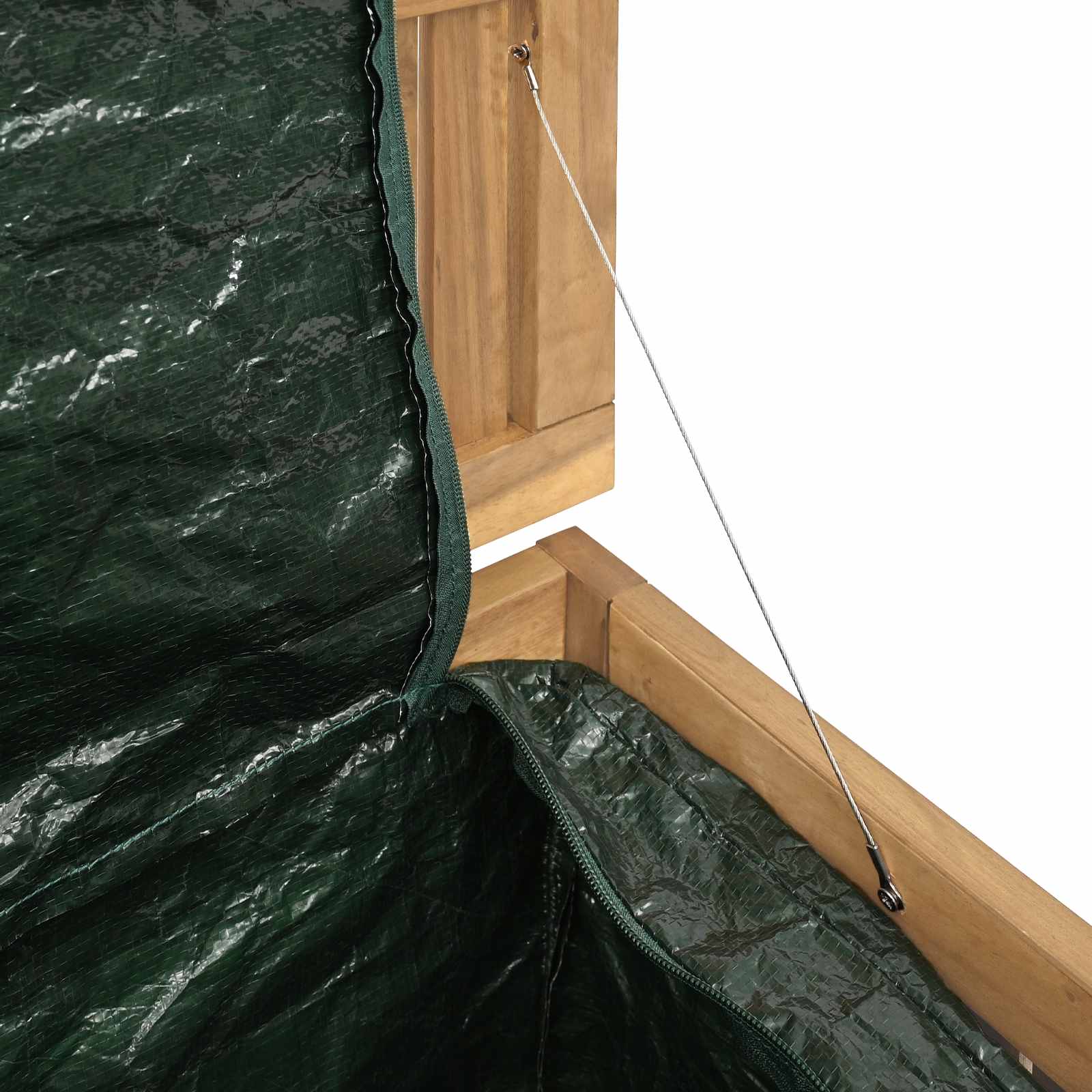 Tuinopslagdoos Massief Acaciahout 48,5 x 49 x 53,5 cm