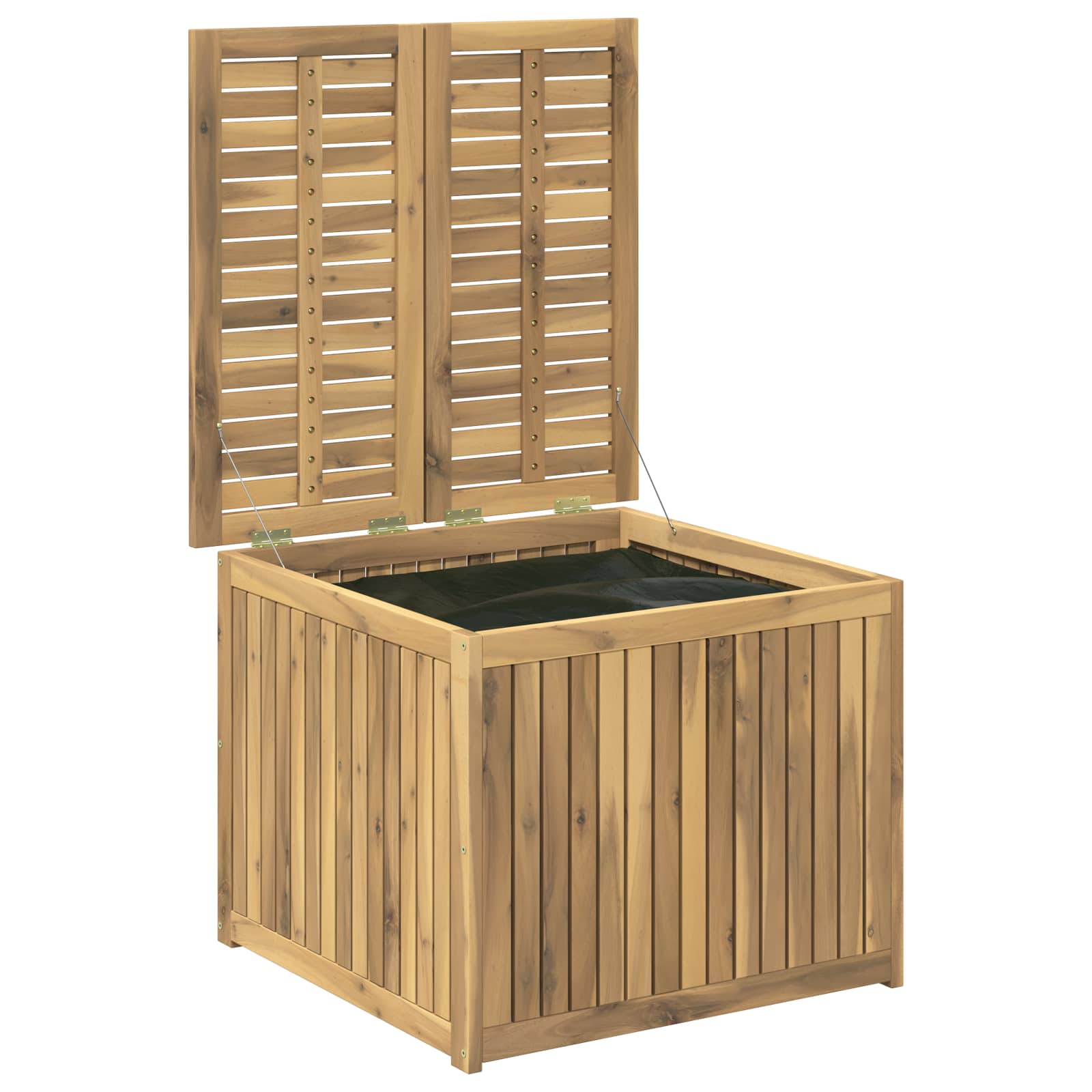 Tuinopslagdoos Massief Acaciahout 70,5 x 68,5 x 53,5 cm